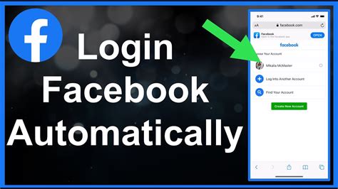 facebook logs me in automatically.
